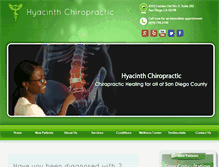 Tablet Screenshot of hyacinthchiro.com